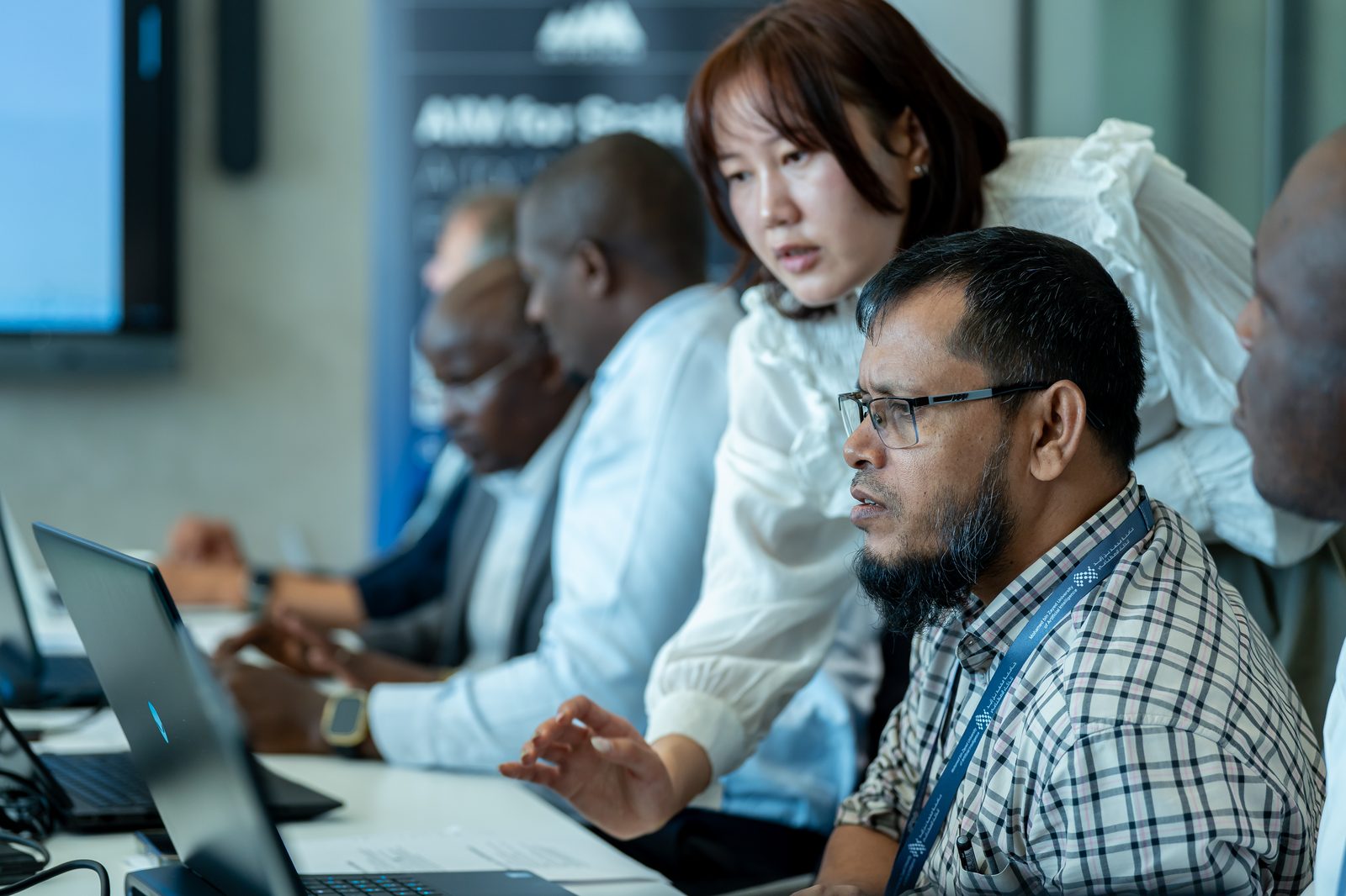 Collaboration during the labs