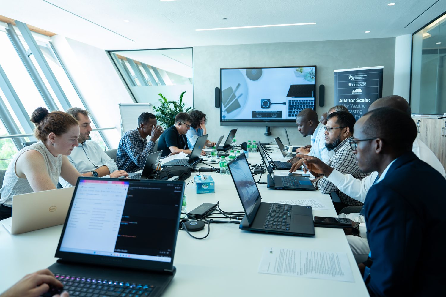 Program participants working through sessions during the 2025 training in Abu Dhabi